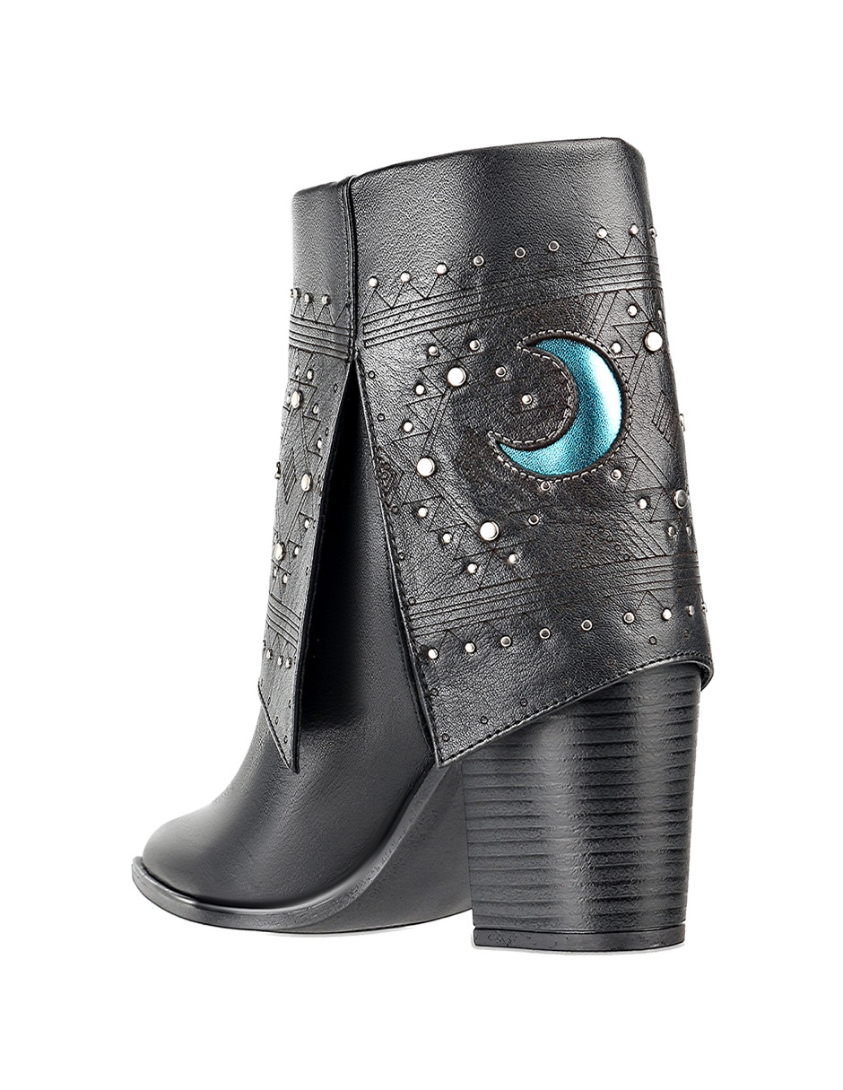 Bota cowboy arriba del tobillo Jossefina Carranza Moda Jossefina de piel para mujer
