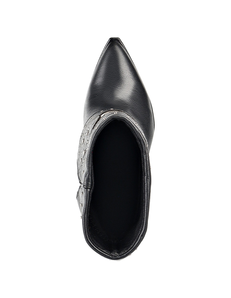 Bota cowboy arriba del tobillo Jossefina Carranza Moda Jossefina de piel para mujer