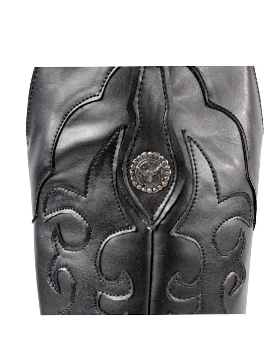 Bota cowboy a la rodilla Kuali Shoes Vaquera para mujer