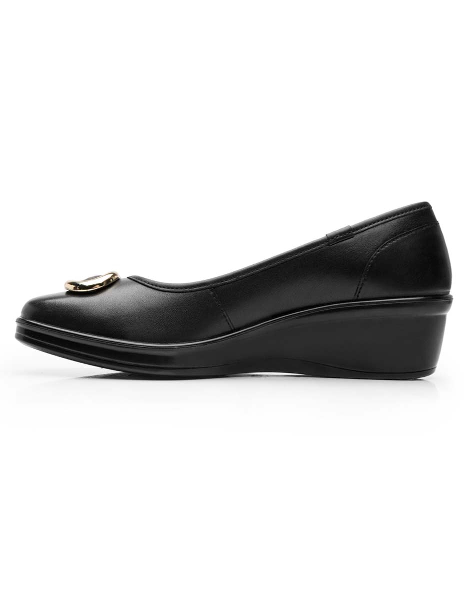 Balerina Flexi de piel para mujer