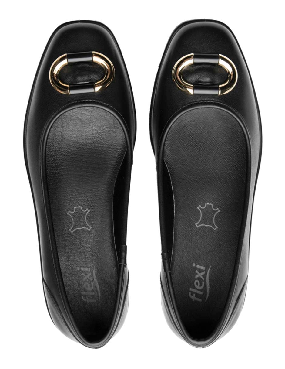 Balerina Flexi de piel para mujer