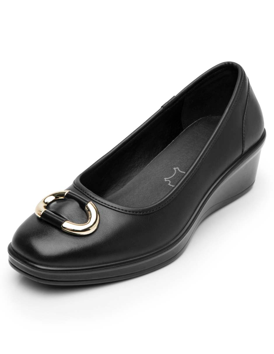 Balerina Flexi de piel para mujer