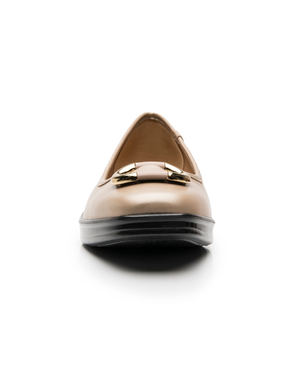 Balerinas Casual de piel para mujer 5