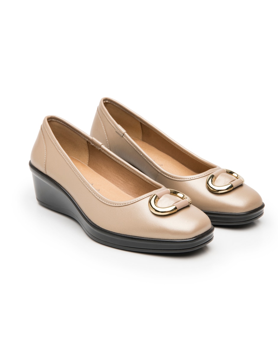 Balerinas Casual de piel para mujer 6