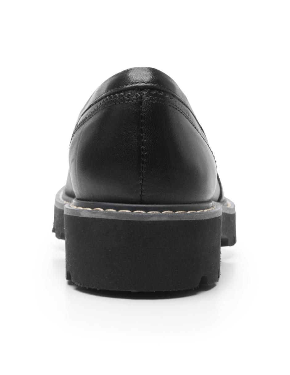 Mocasín de piel para mujer