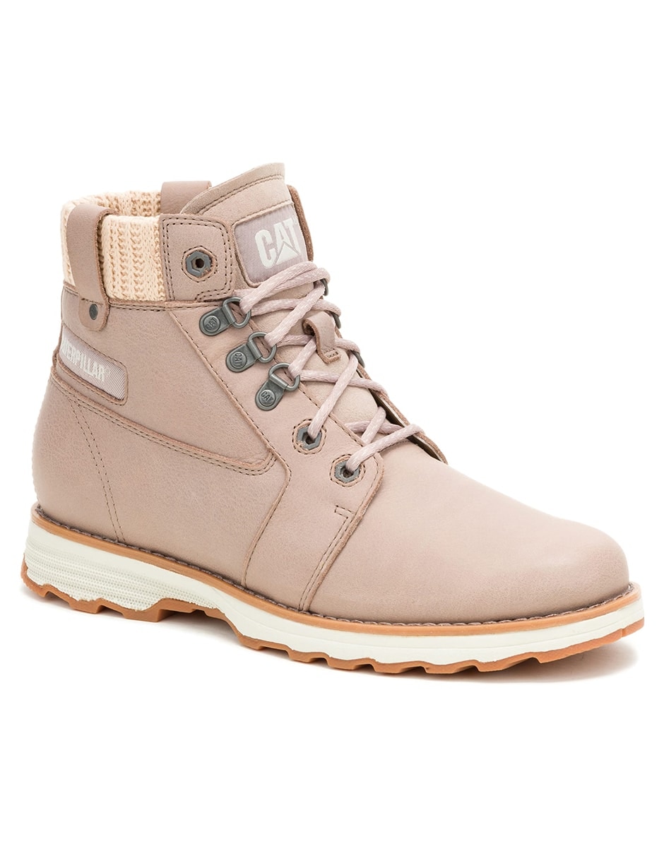 Bota al tobillo de piel para mujer