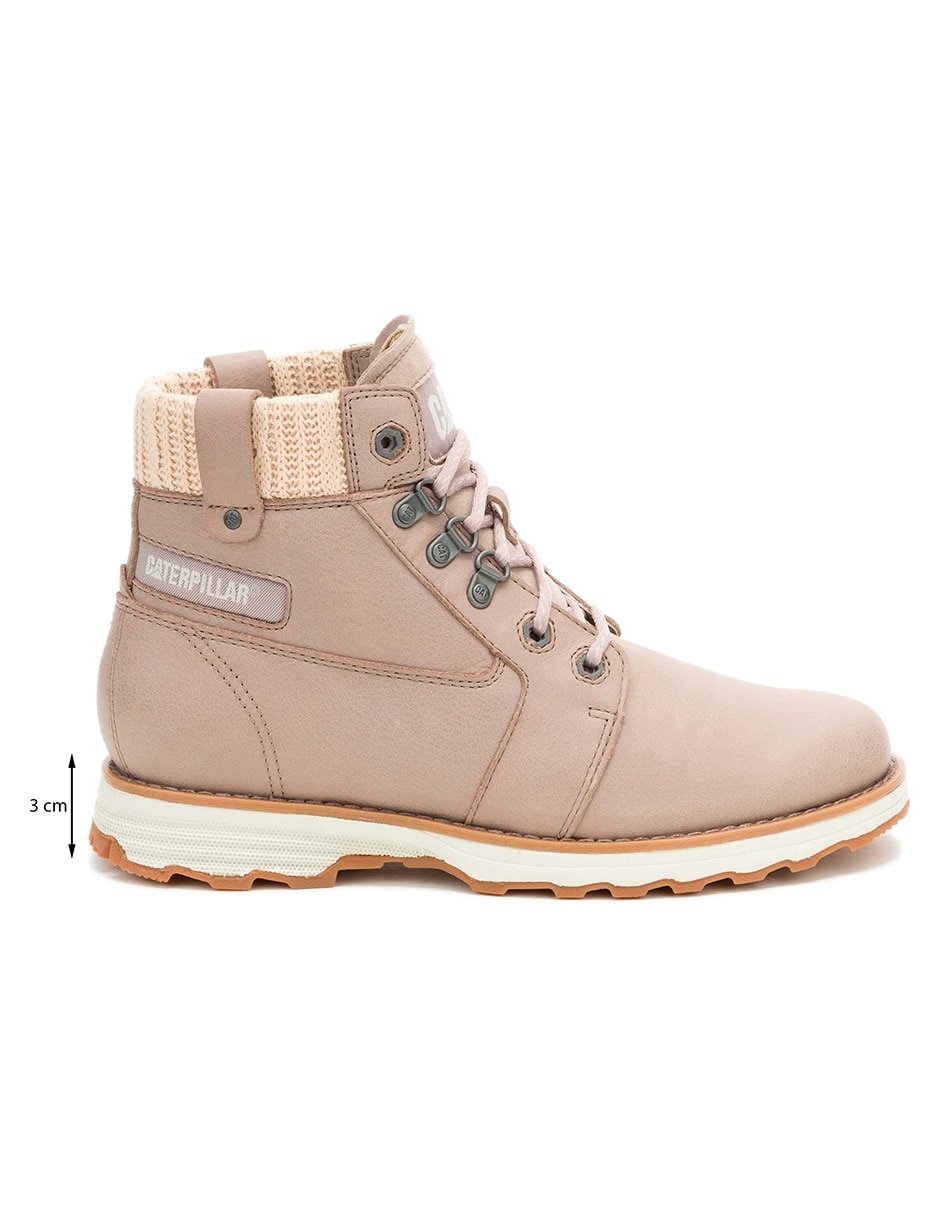 Bota al tobillo Caterpillar de piel para mujer
