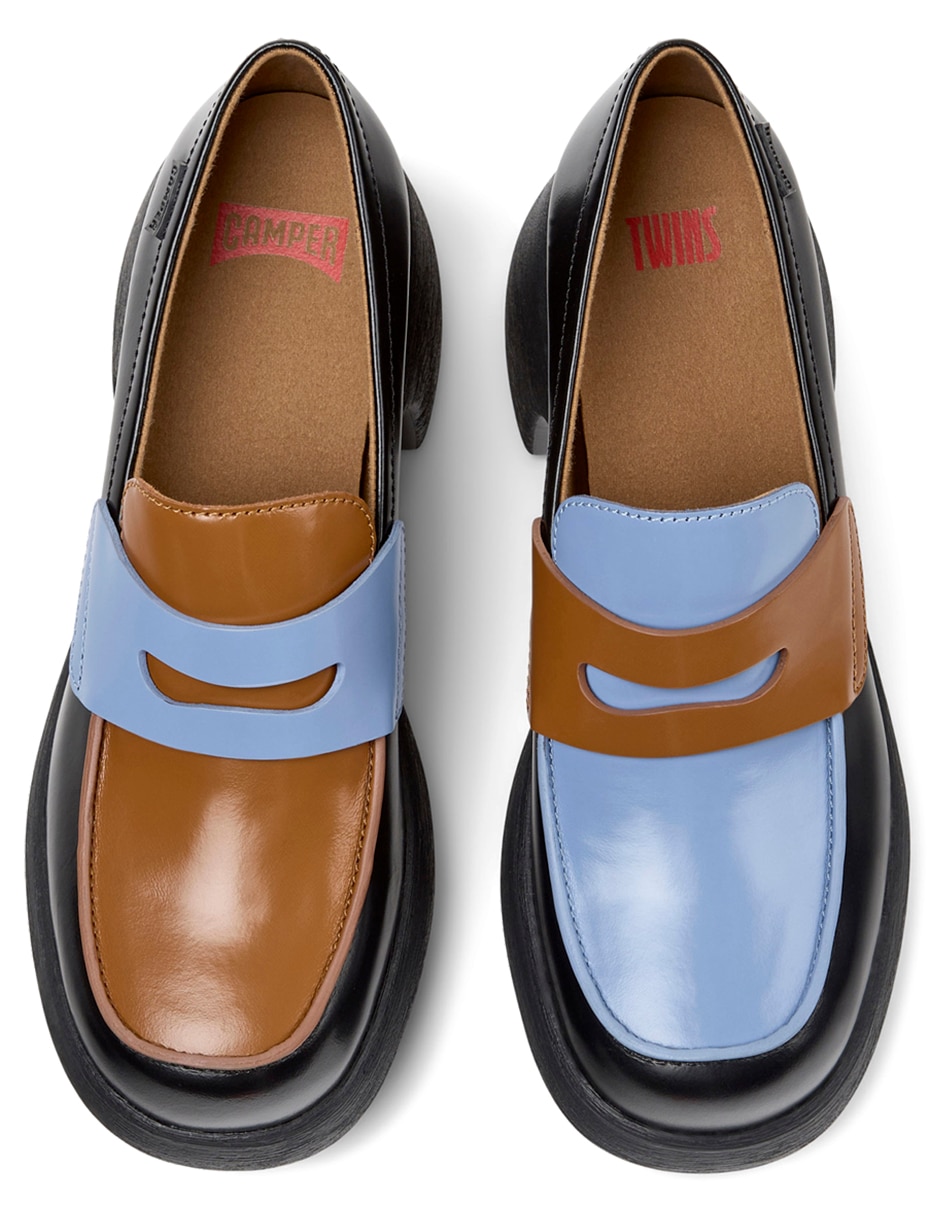 Mocasín Tws de piel para mujer