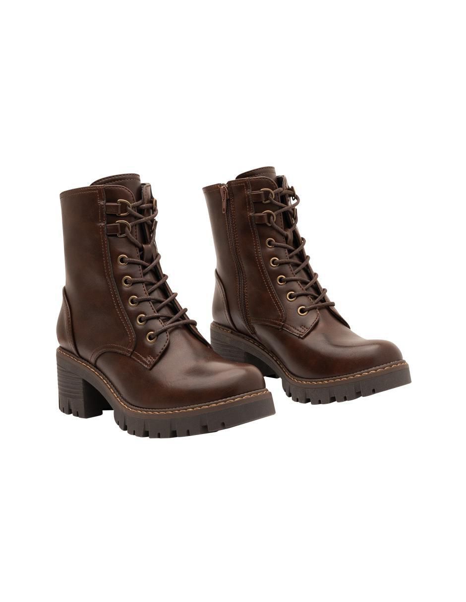 Bota combat arriba del tobillo para mujer 4