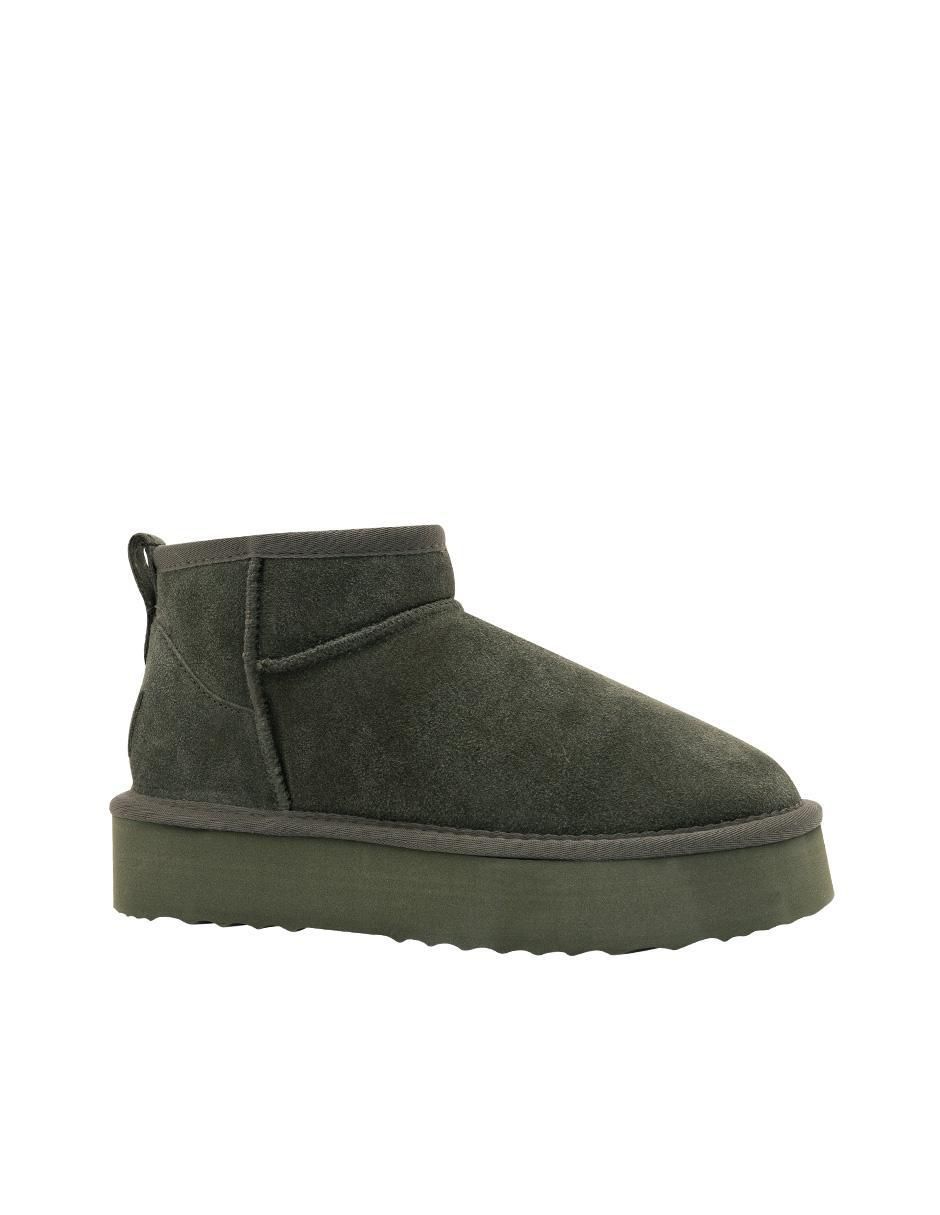 Bota combat al tobillo para mujer