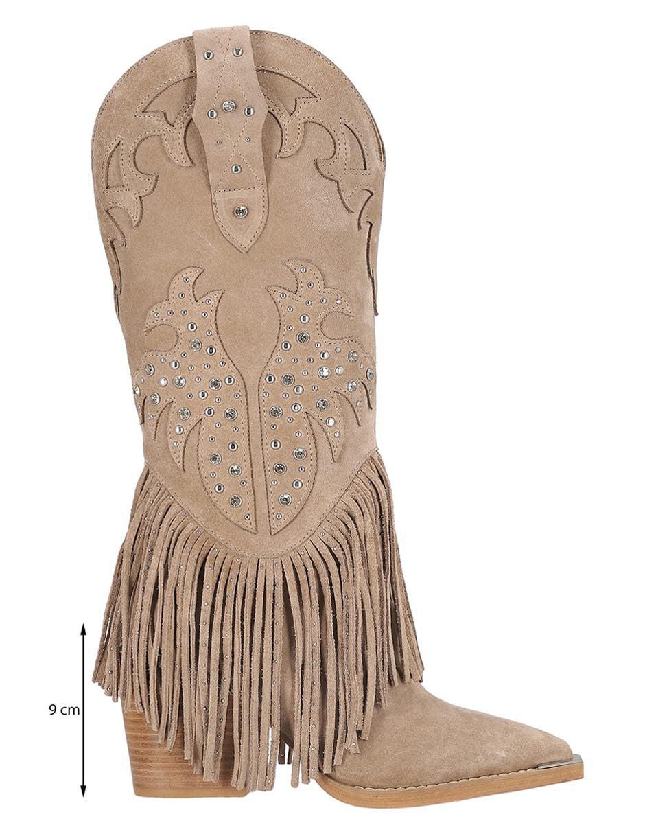 Bota arriba del tobillo Alma en Pena de piel para mujer