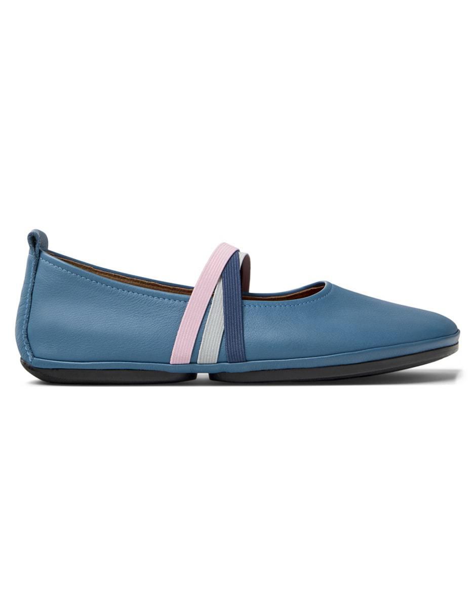 Balerinas Tws de piel para mujer