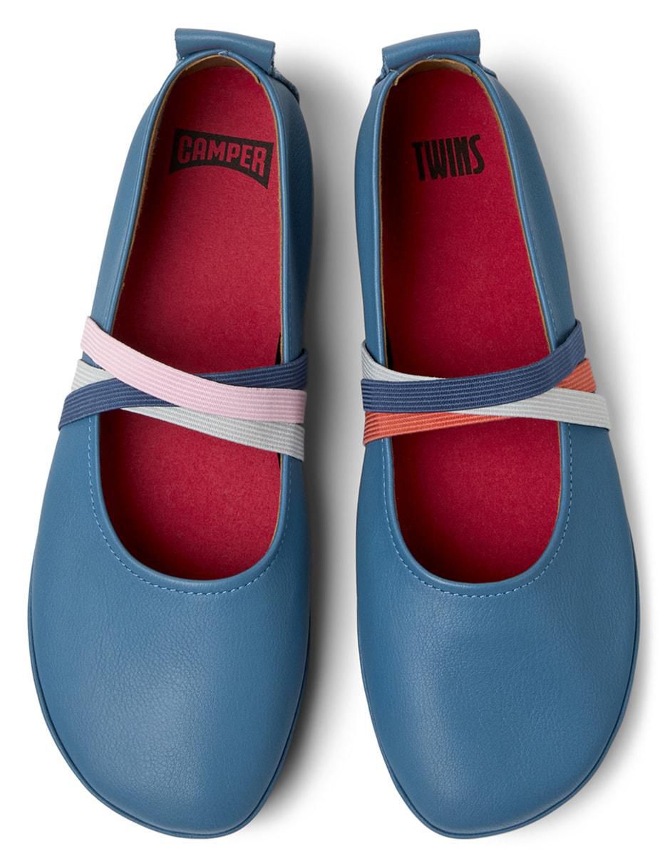 Balerinas Tws de piel para mujer 5