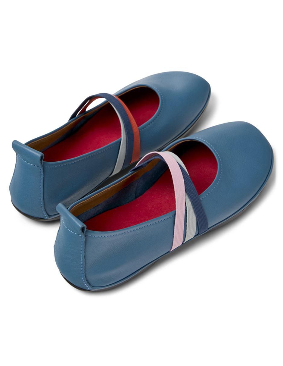 Balerinas Tws de piel para mujer