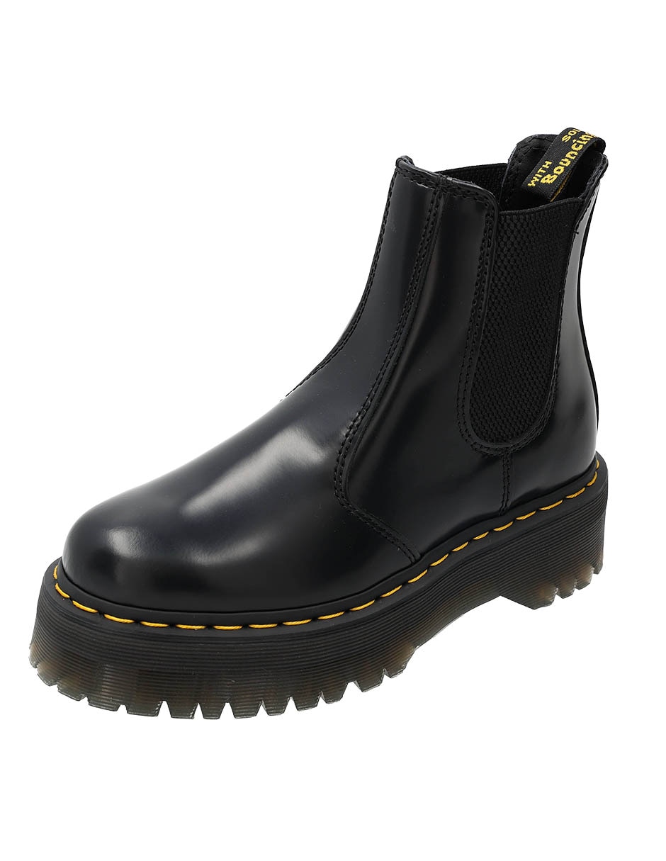 Bota arriba del tobillo de piel para mujer 2