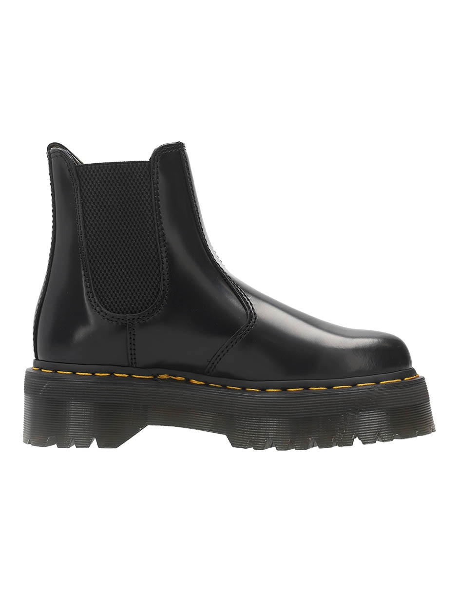 Bota arriba del tobillo de piel para mujer 4