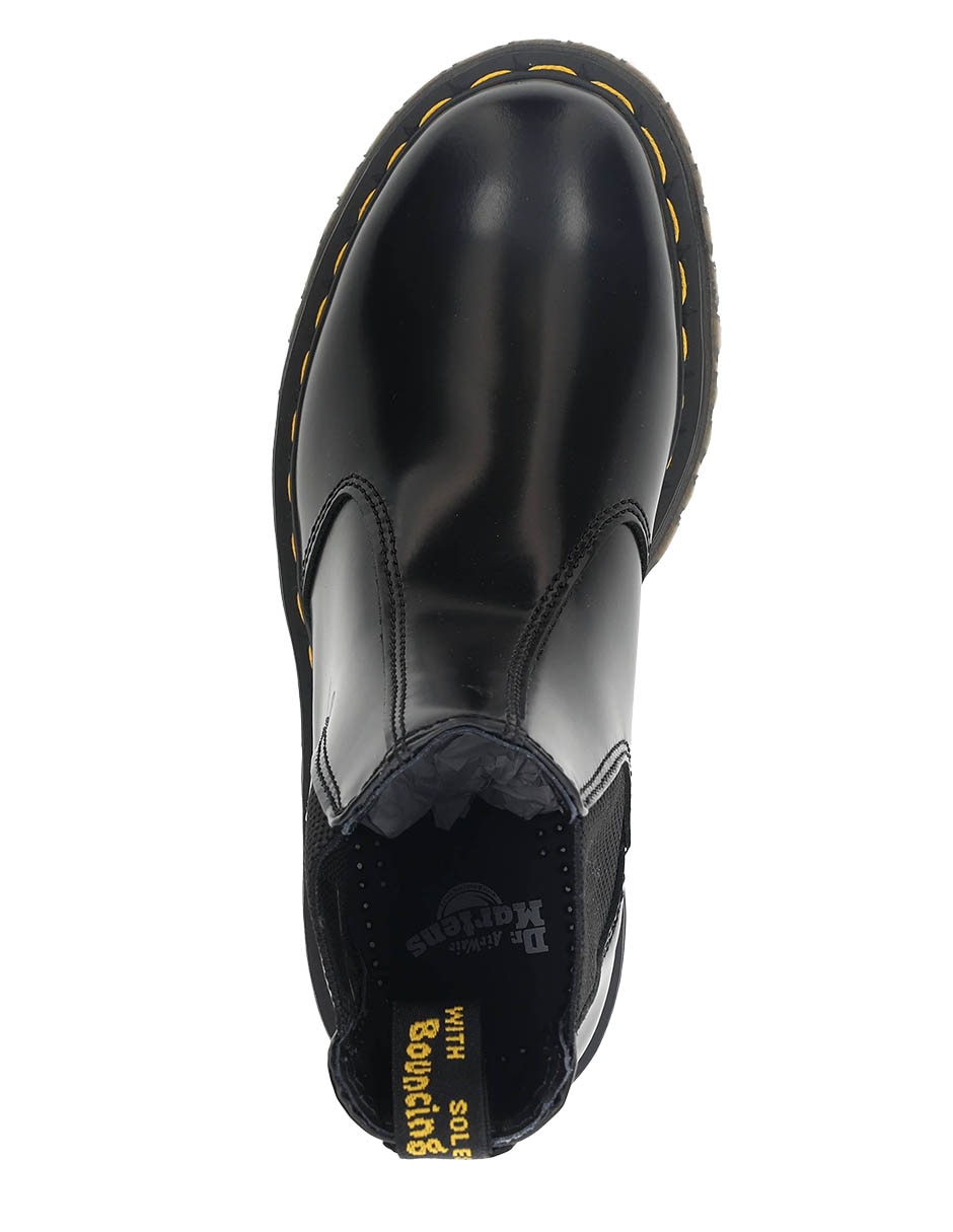 Bota arriba del tobillo de piel para mujer 5