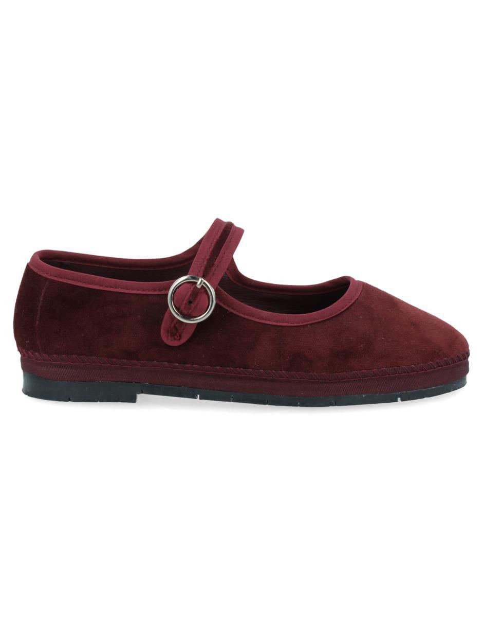 Balerinas Xbarcelona de terciopelo para mujer 5