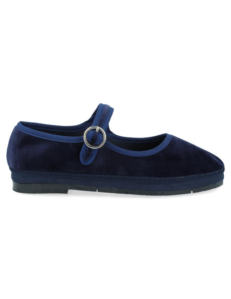 Balerinas Xbarcelona de terciopelo para mujer 5