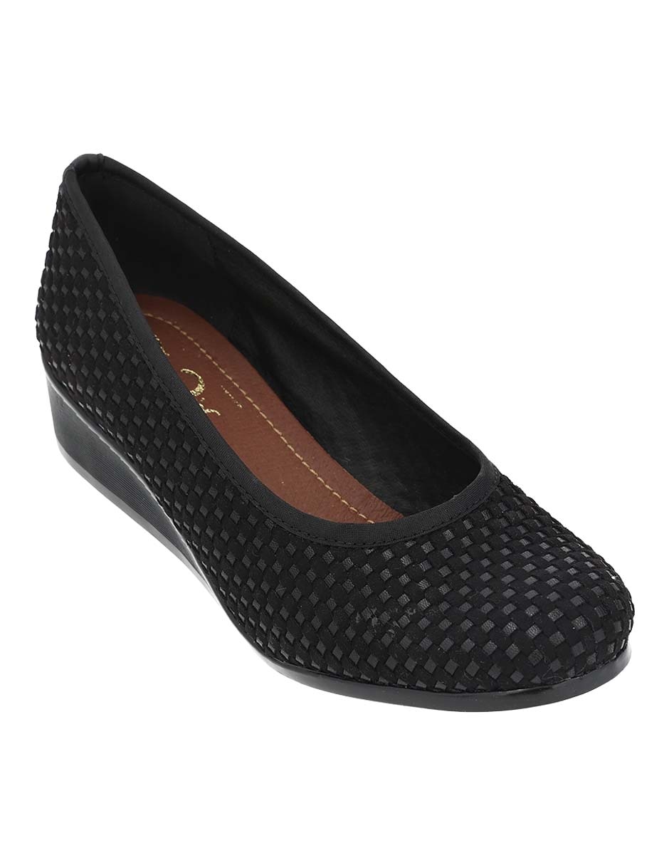 Zapatilla de piel para mujer