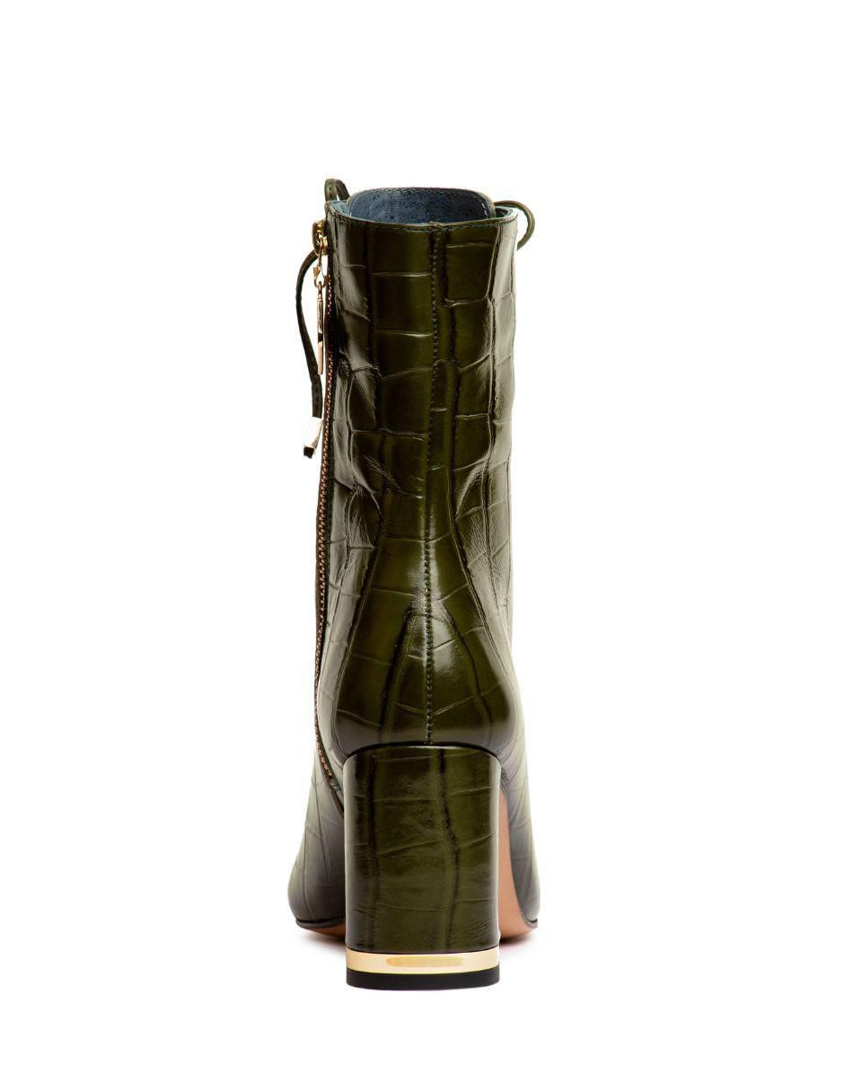 Bota al tobillo de piel para mujer 3