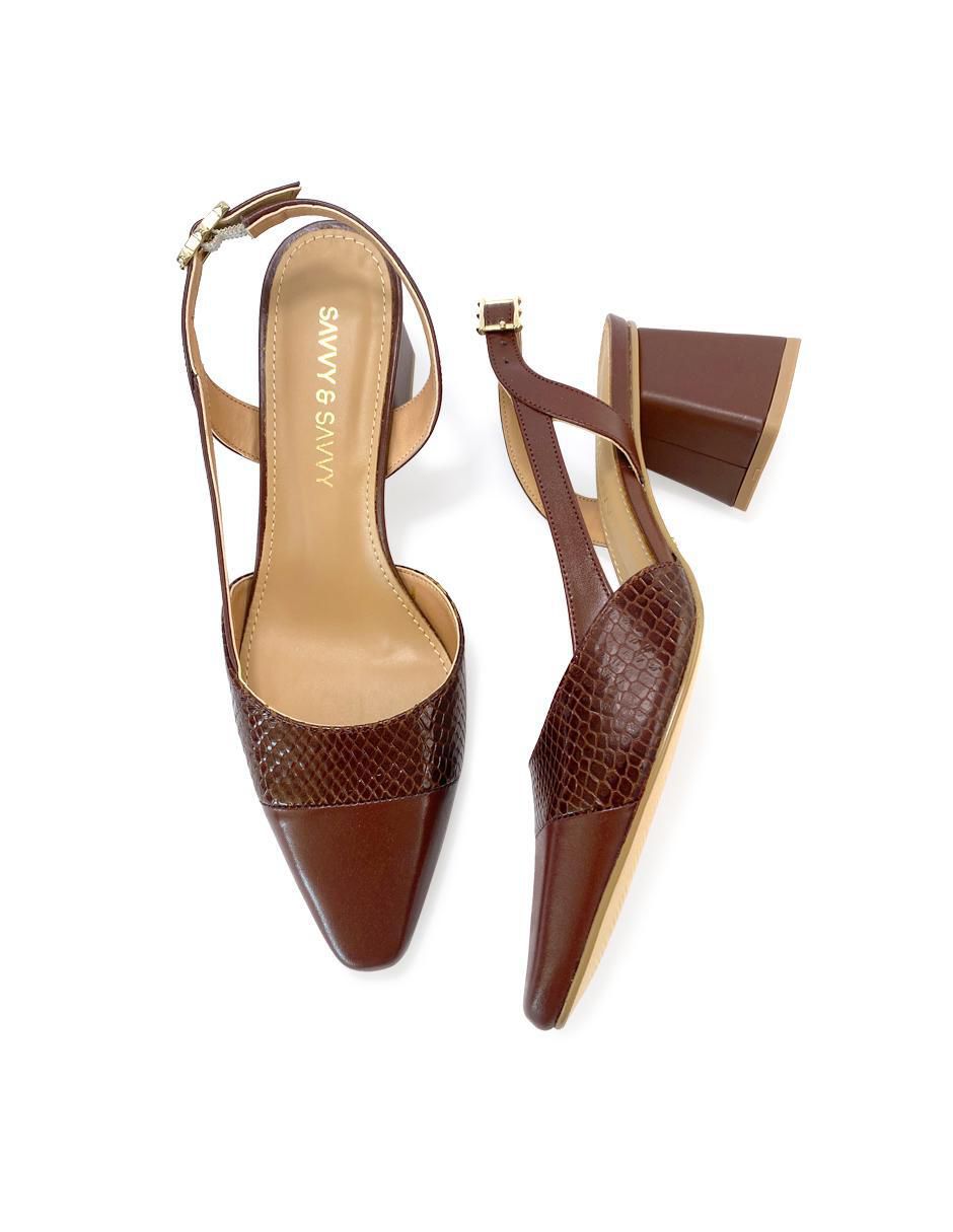 Zapatilla de piel Savvy