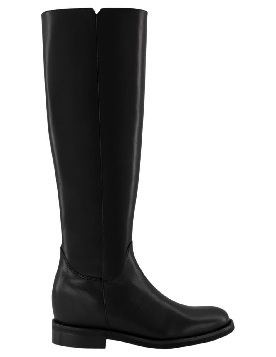 Bota abajo de la rodilla Prada de piel para mujer