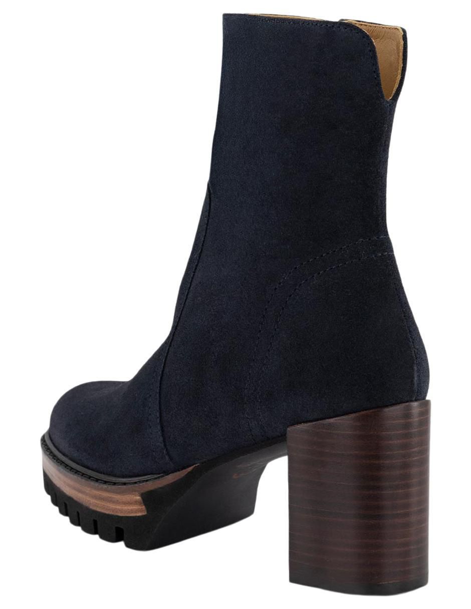 Botín arriba del tobillo de piel para mujer 3