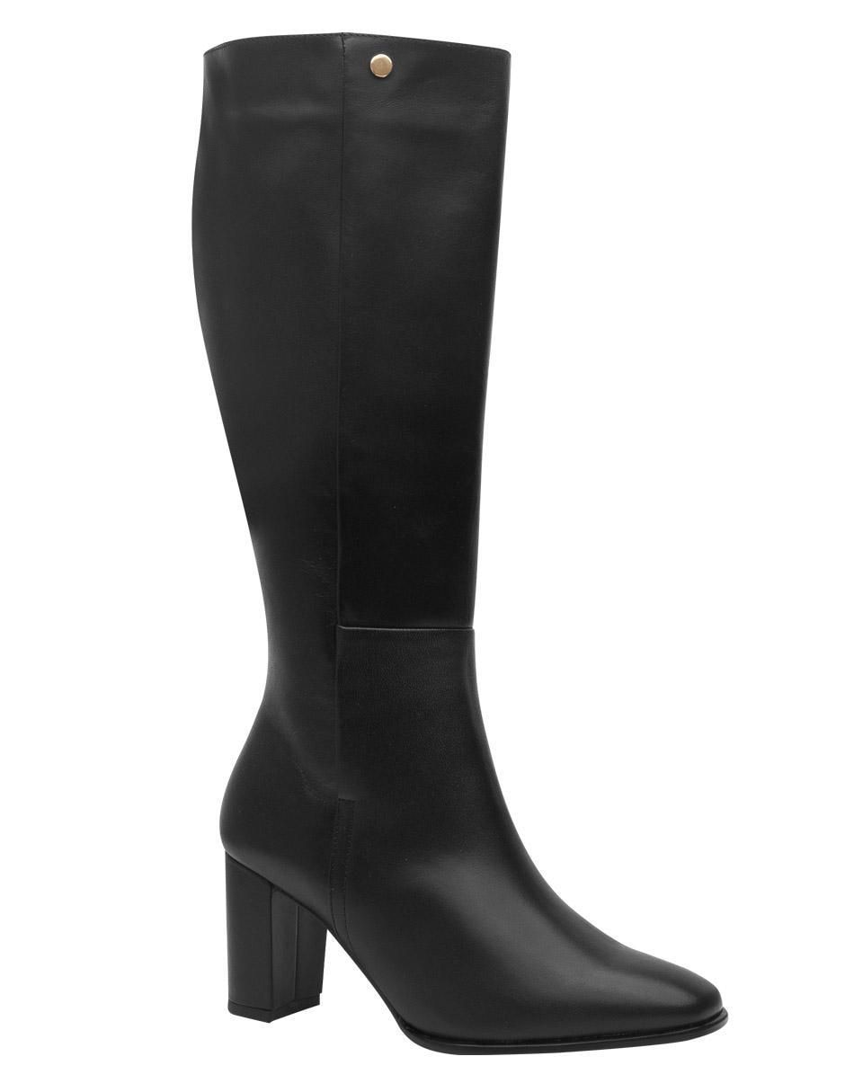 Bota abajo de la rodilla de piel para mujer Bota abajo de la rodilla de piel para mujer