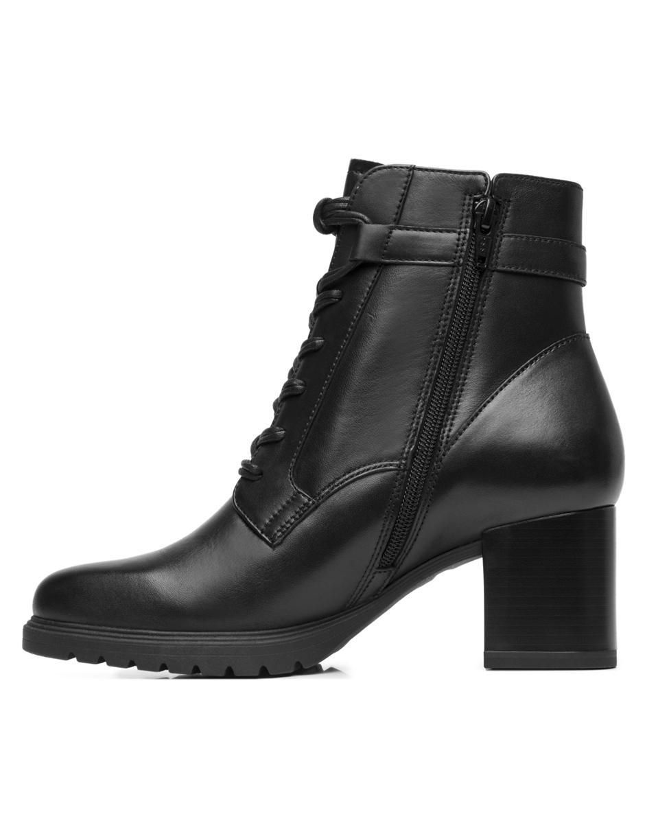Bota arriba del tobillo Flexi de piel para mujer