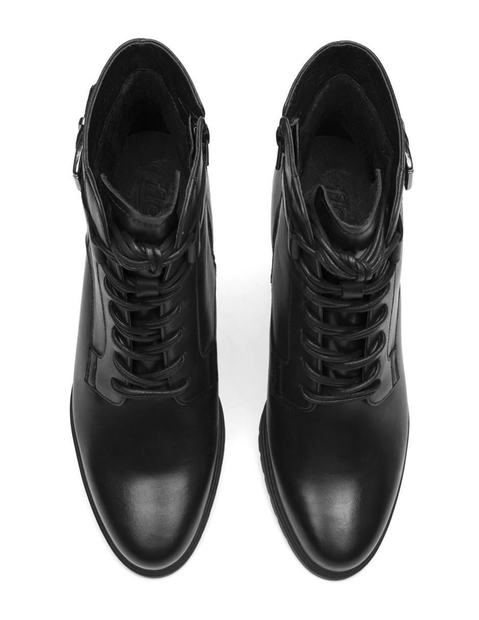 Bota arriba del tobillo Flexi de piel para mujer