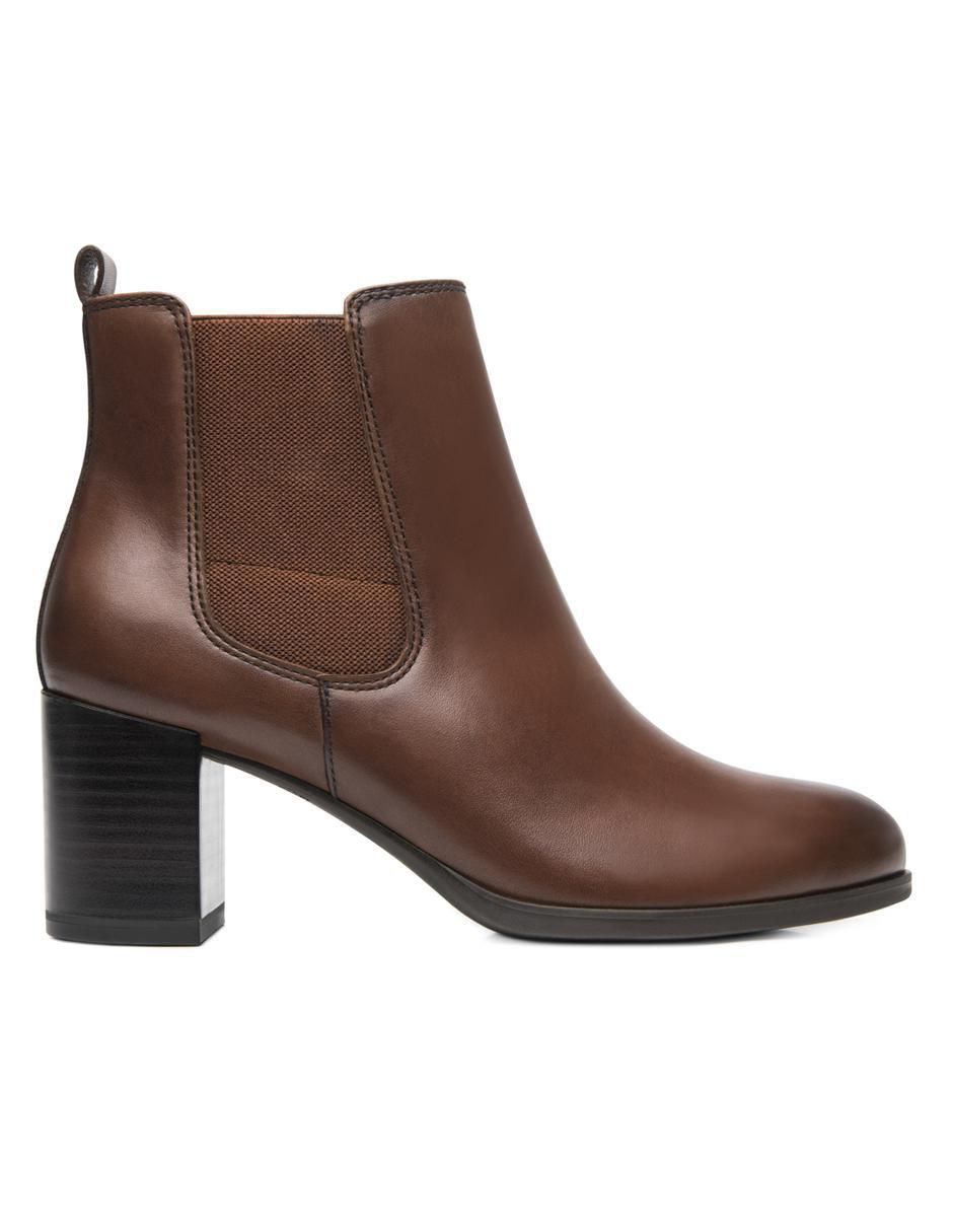 Bota arriba del tobillo Flexi de piel para mujer