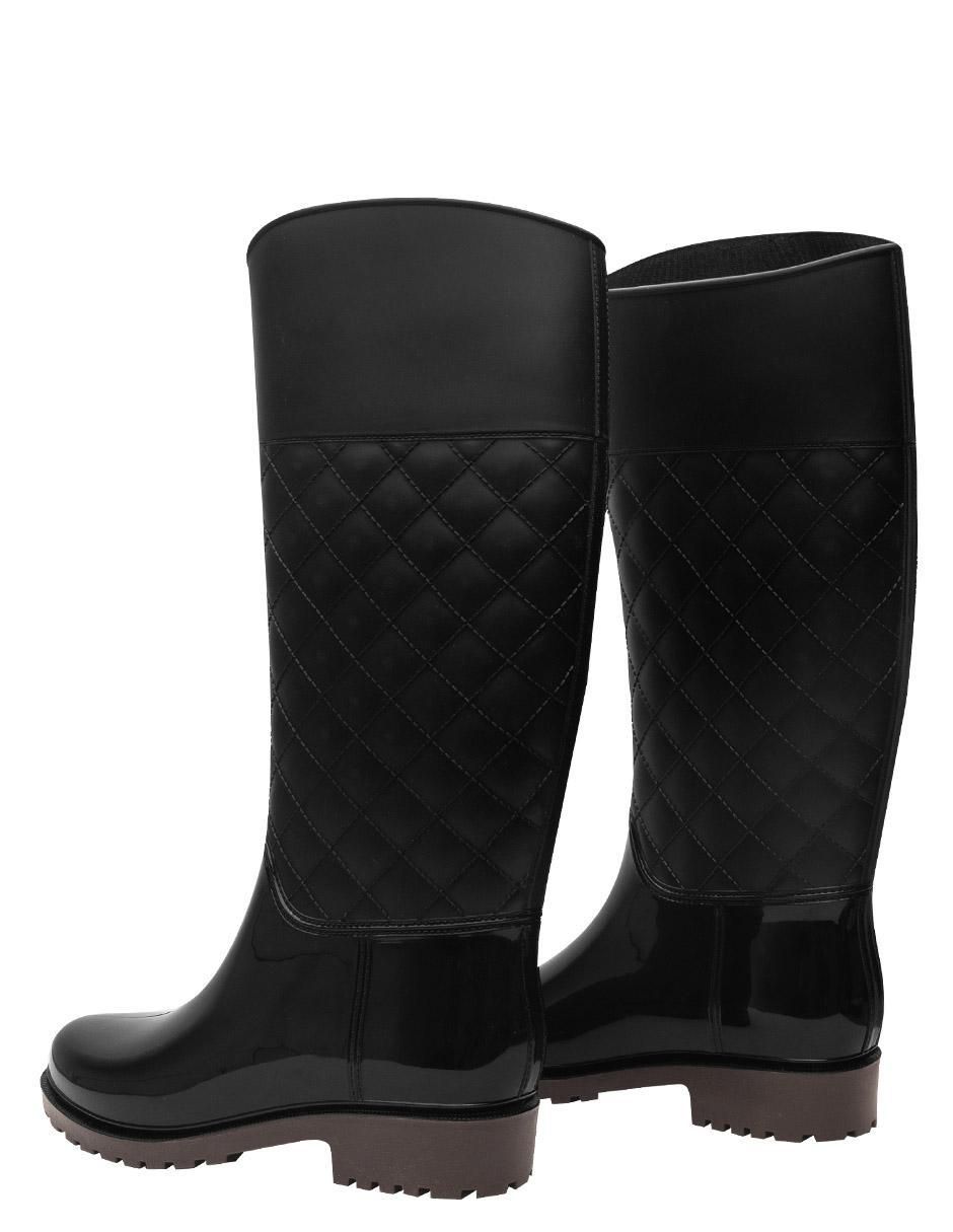Bota para lluvia abajo de la rodilla para mujer 3