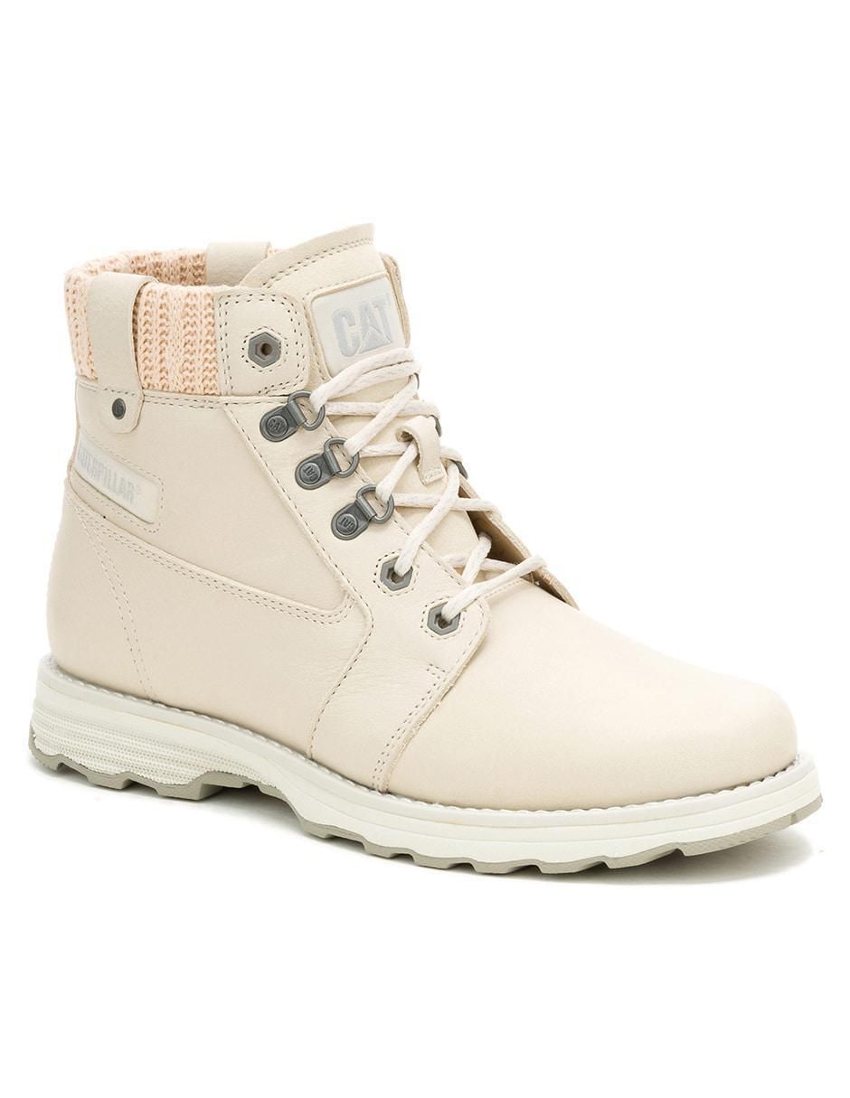 Bota al tobillo de piel para mujer
