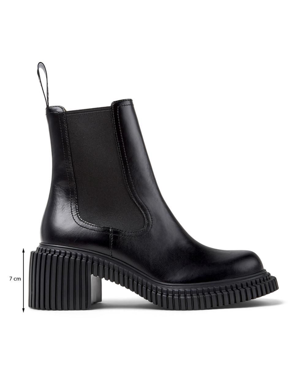 Bota arriba del tobillo Camper pix london de piel para mujer