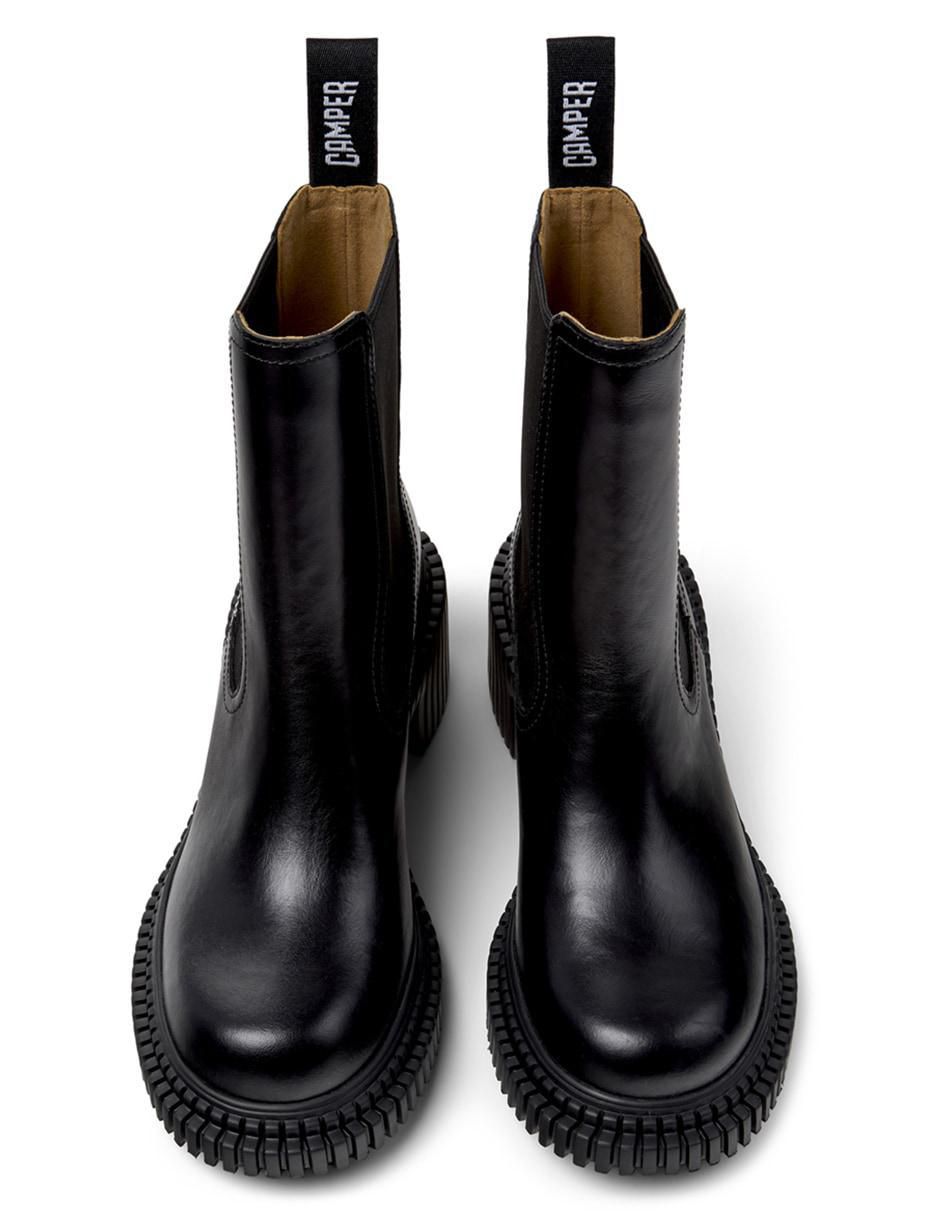Bota arriba del tobillo Camper pix london de piel para mujer