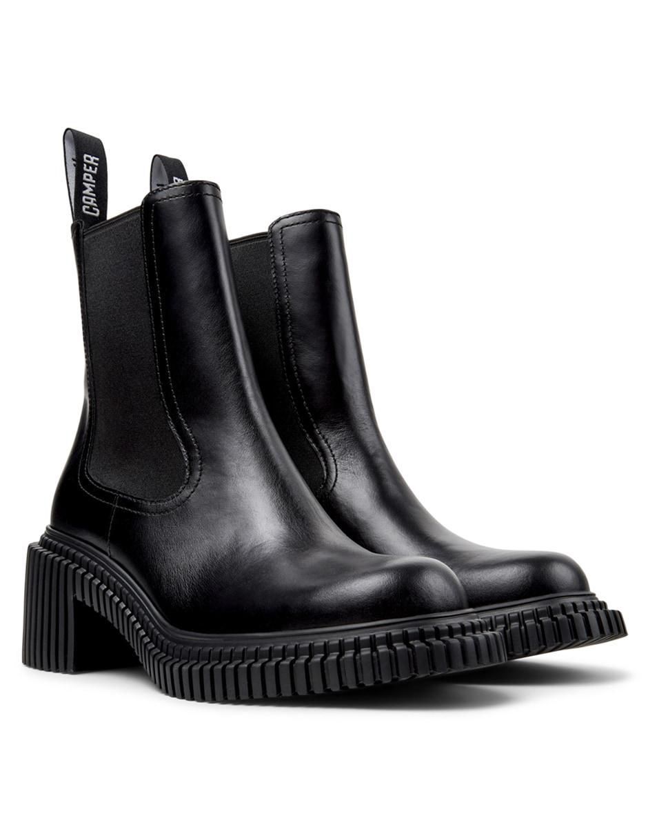 Bota arriba del tobillo Camper pix london de piel para mujer