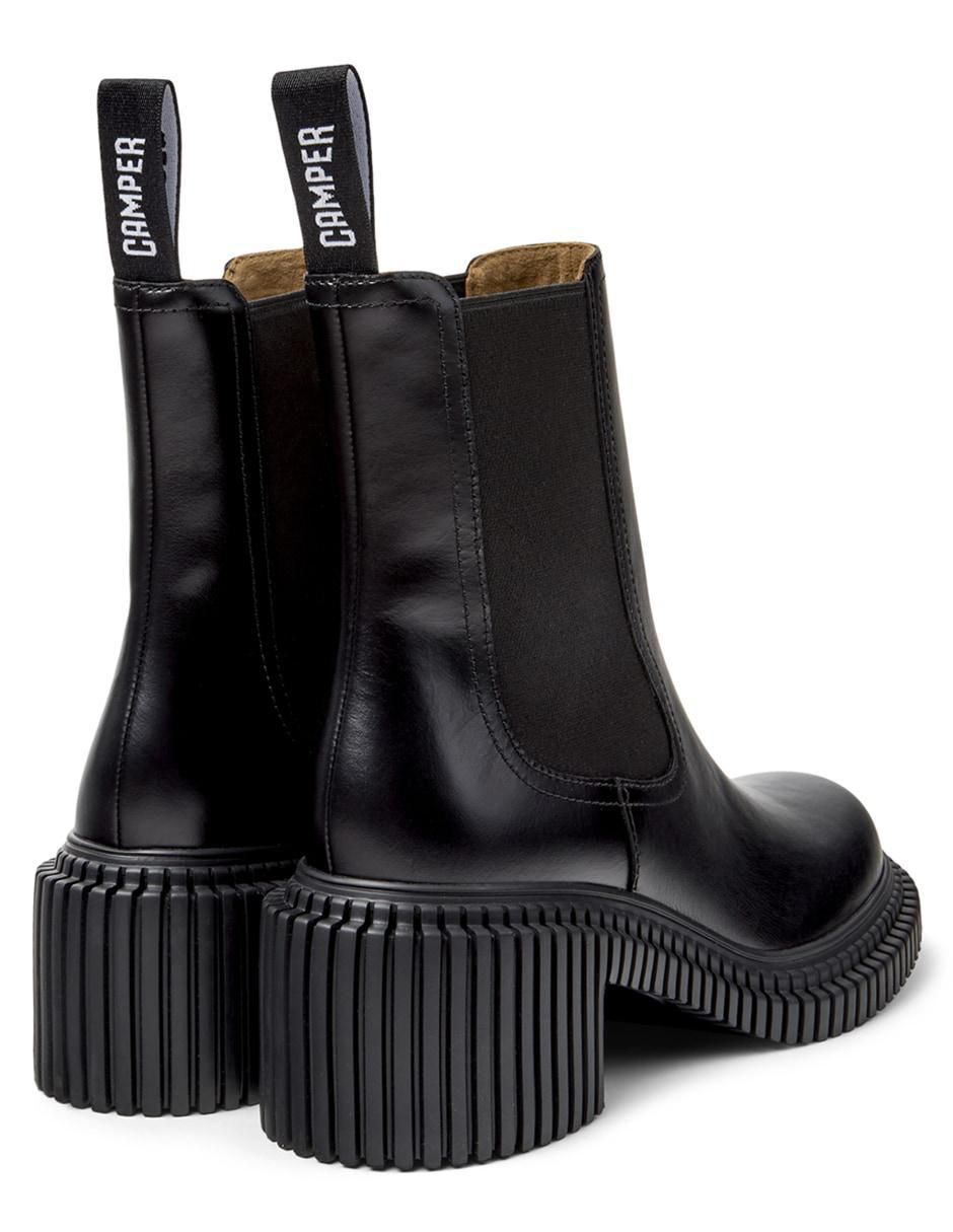 Bota arriba del tobillo Camper pix london de piel para mujer