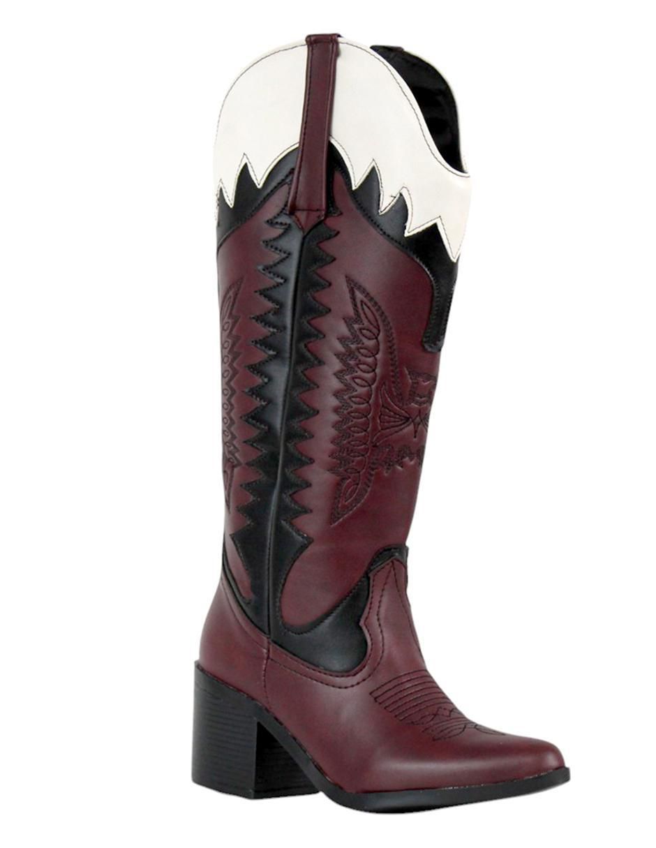 Bota cowboy abajo de la rodilla Kuali Shoes para mujer