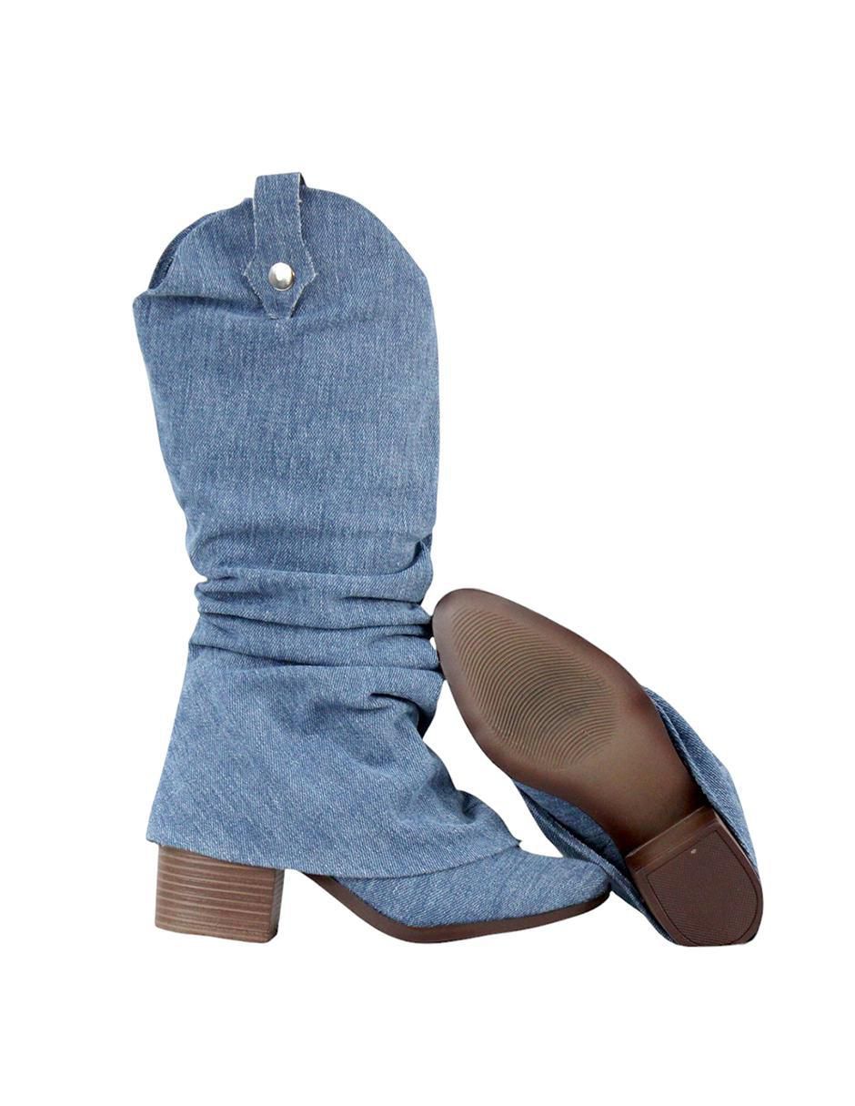 Bota cowboy abajo de la rodilla para mujer 12