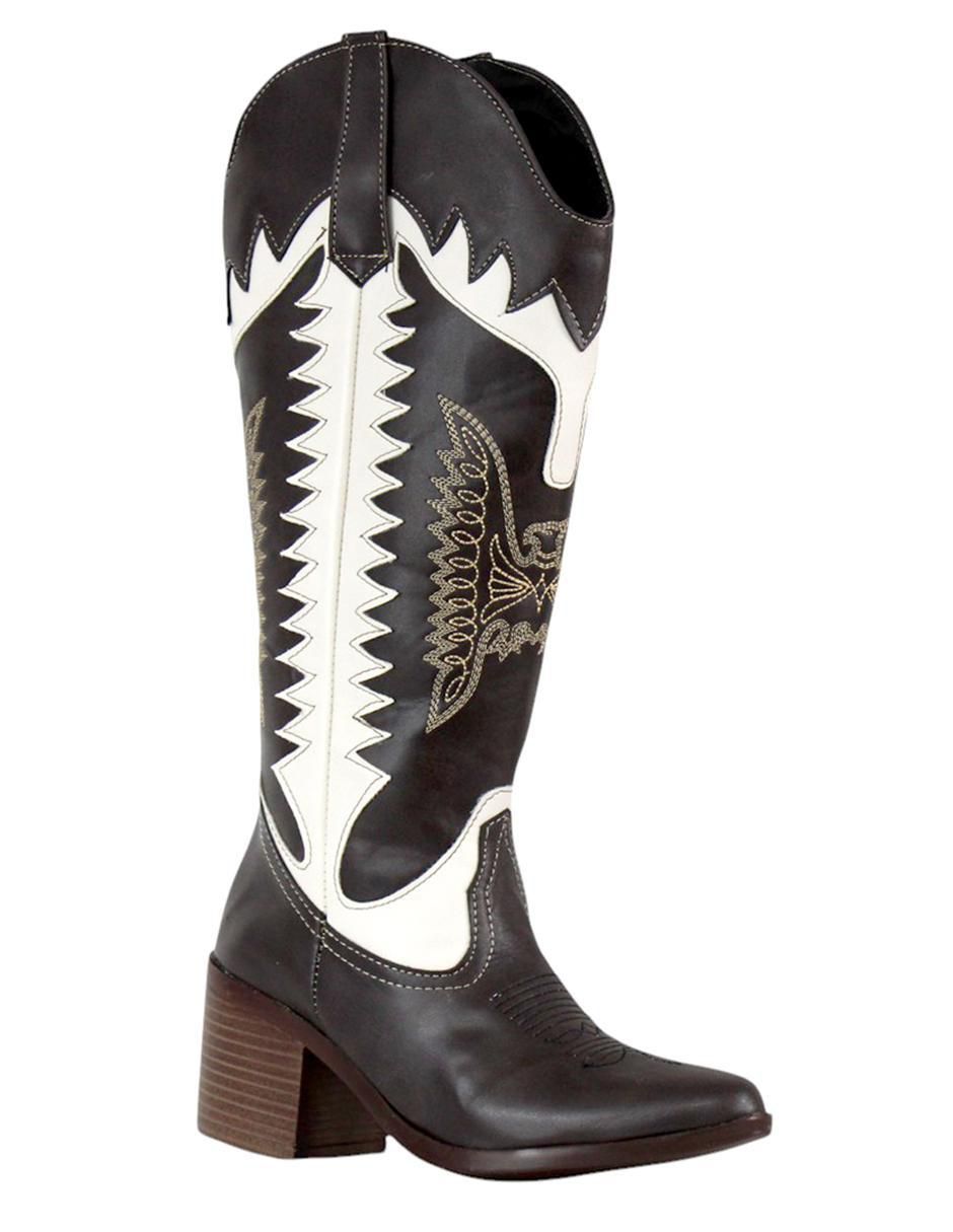 Bota cowboy abajo de la rodilla Kuali Shoes para mujer