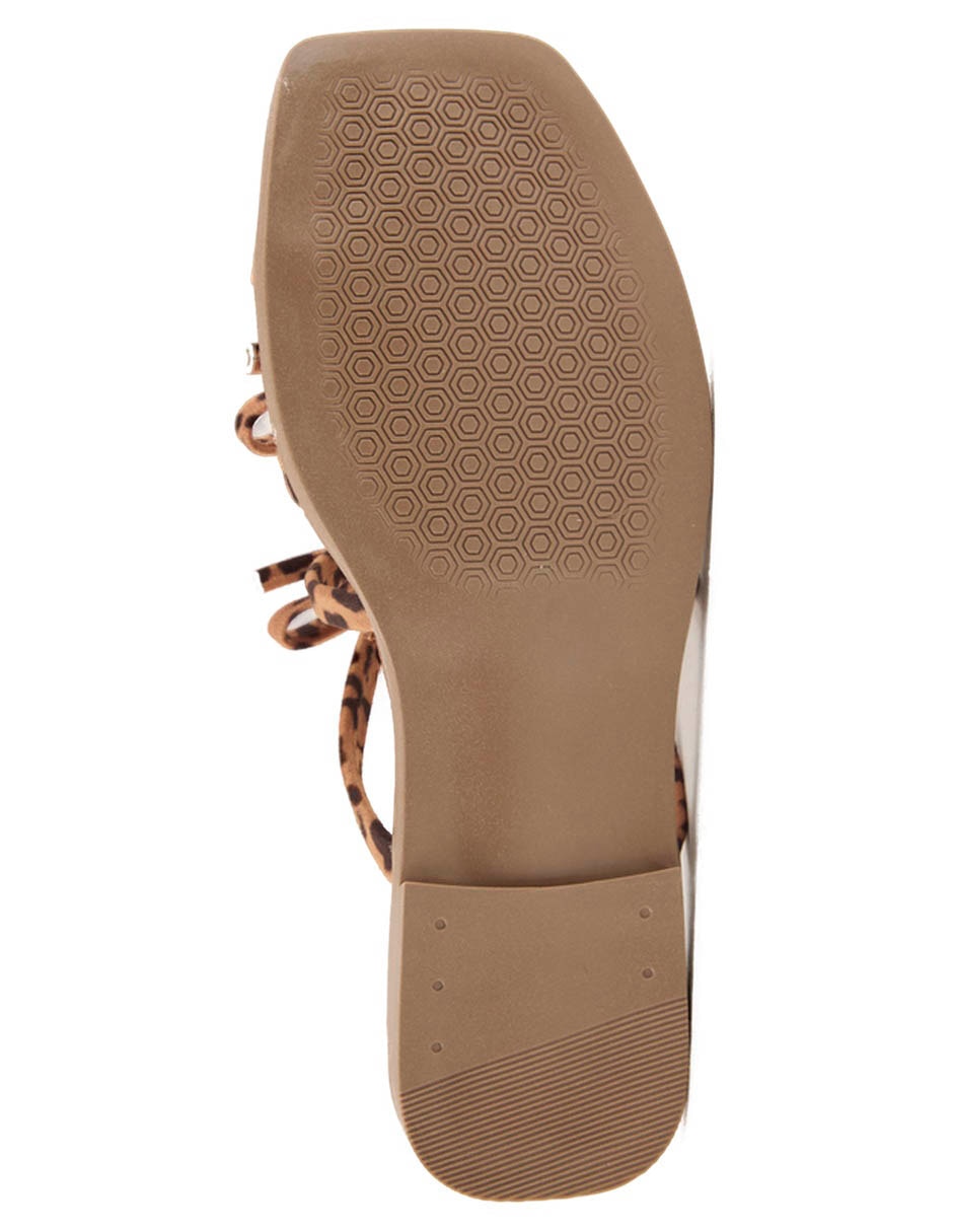 Sandalia that's it animal print para mujer