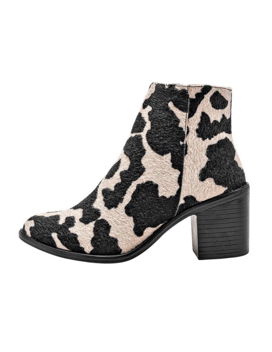Bota cowboy al tobillo Lady One para mujer