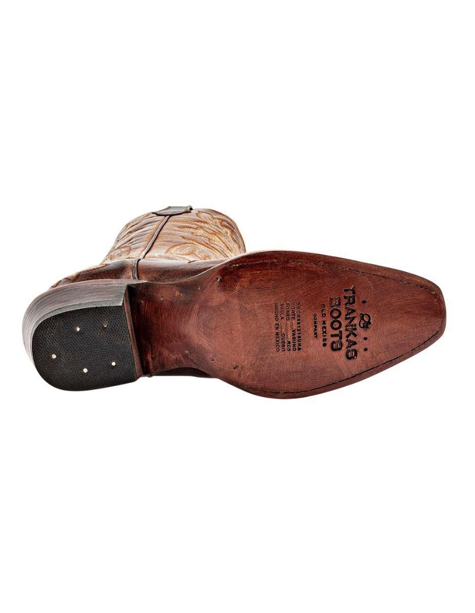 Bota media pierna Trankas Boots de piel para mujer