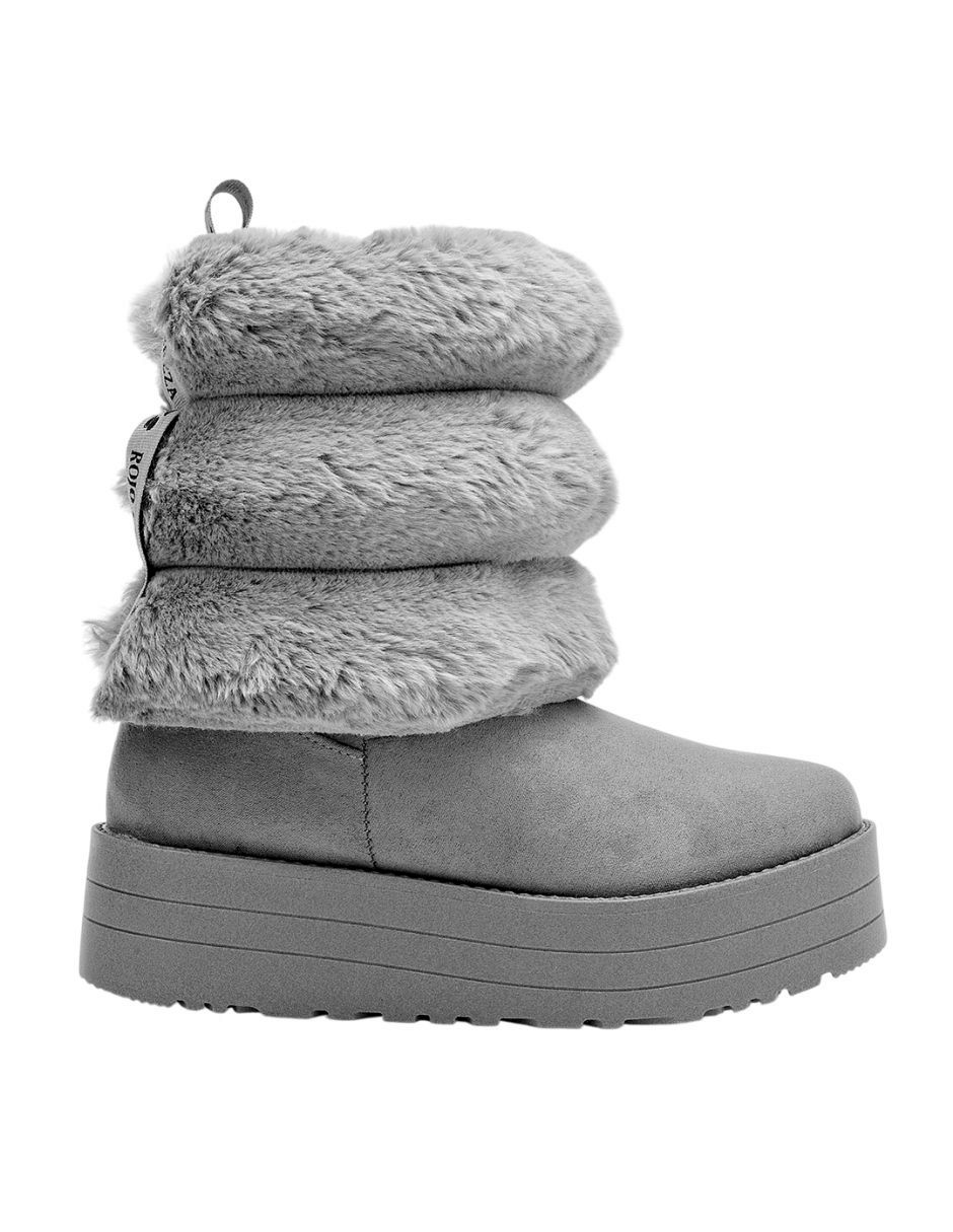 Bota al tobillo Rojo Cereza para mujer