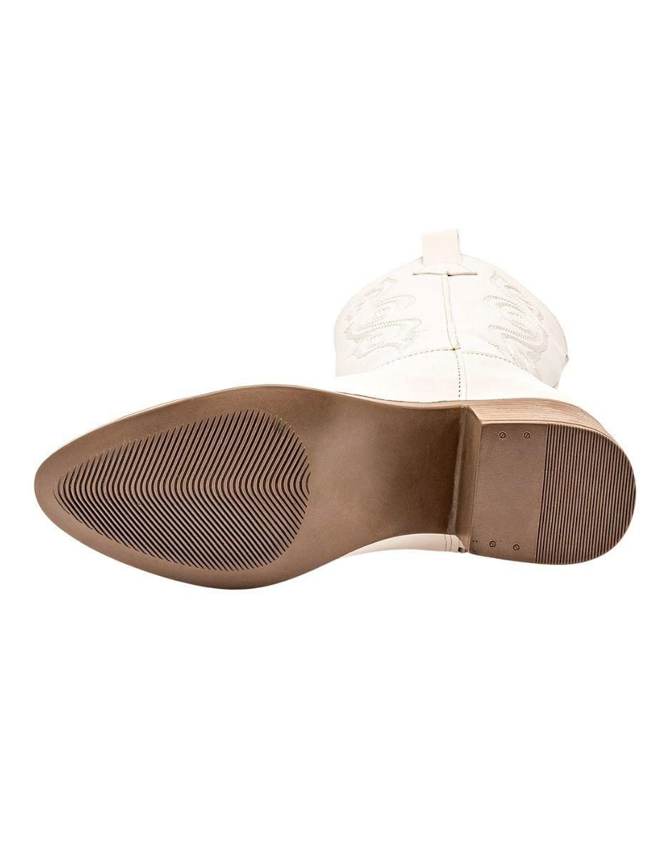 Bota cowboy media pierna para mujer 2