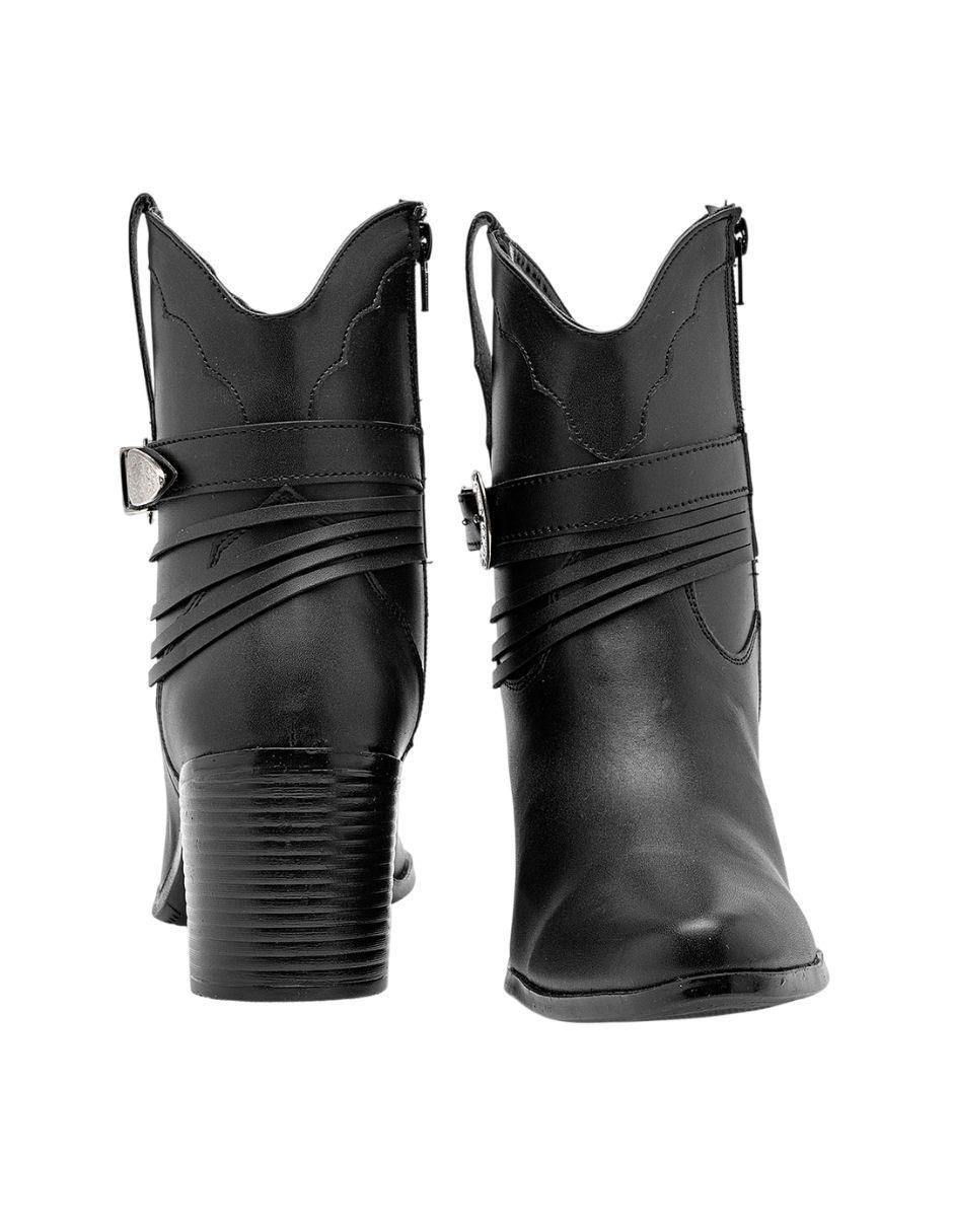Bota cowboy al tobillo para mujer 3
