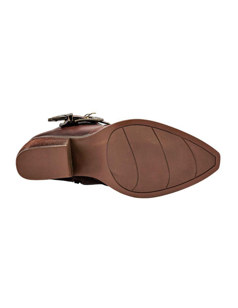 Bota cowboy al tobillo Lady One para mujer