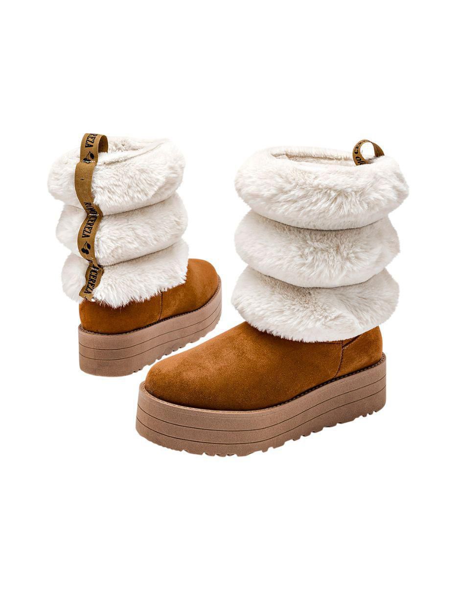 Bota al tobillo Rojo Cereza para mujer