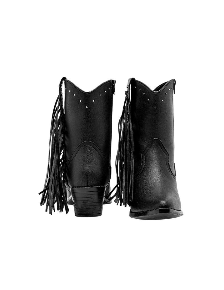 Bota cowboy media pierna Moramora para mujer